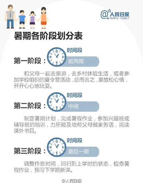 學(xué)霸暑假作息曝光，假期是差距的開始： 你需要這樣一張假期計(jì)劃表（轉(zhuǎn)給家長）