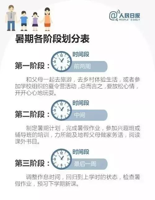 這份暑假學(xué)習(xí)計劃表，家長都在打印，快收藏！